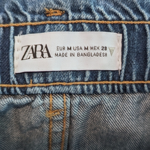 Zara Paper bag Mom Jean High Waist - Picture 8 of 8